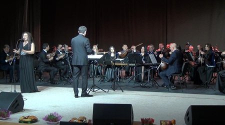 Ağdamda Səid Rüstəmov adına Xalq Çalğı Alətləri Orkestrinin konserti KEÇİRİLDİ