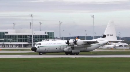 Əlcəzairin hərbi təyyarəsi Ermənistandan keçməklə Azərbaycana uçub