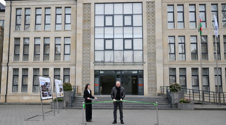 Prezident Şamaxı Avropa liseyinin yeni binasının açılışında iştirak edib - FOTO/VİDEO