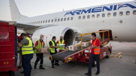 Ermənistan İrana humanitar yardım göndərib