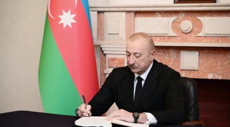 Prezidentin Gürcüstan səfirliyinə gedib başsağlığı verməsi qonşu ölkənin KİV-lərinin diqqət mərkəzində - FOTO