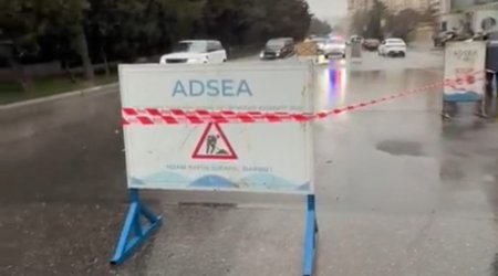 İntensiv yağışlarla əlaqədar ADSEA gücləndirilmiş iş rejimində ÇALIŞIR