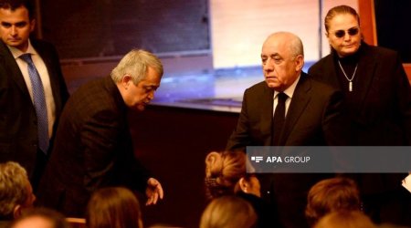 Baş nazir Rasim Balayevlə vida mərasimində - FOTO/VİDEO