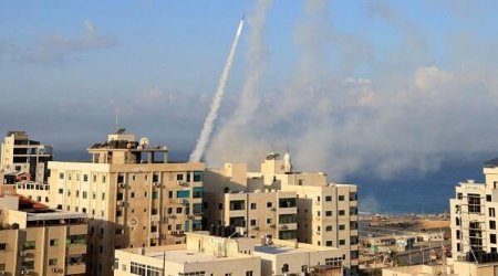 İsraildə yaşayış binası belə vuruldu &ndash; ANBAAN VİDEO