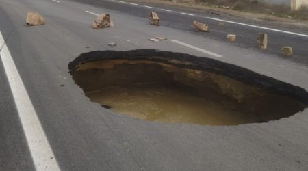 Masazırda yeni çəkilən yol niyə çöküb? &ndash; AAYDA-dan AÇIQLAMA