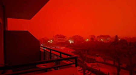 Krit adası niyə &ldquo;qan çanağı&rdquo;na döndü? - Qeyri-adi təbiət hadisəsi qonşu ölkələrə yayılır &ndash; VİDEO