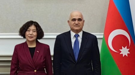 Şahin Mustafayev Çin səfiri ilə GÖRÜŞDÜ