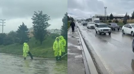 Sulutəpə - Hökməli yolu təmizləndi, hərəkət bərpa olundu - VİDEO