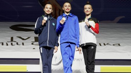 Azərbaycan gimnastı qızıl medal qazandı - VİDEO