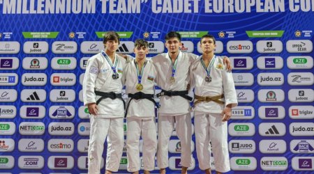 Cüdo üzrə Avropa Kubokuna yekun vuruldu - 24 medalımız var - FOTO
