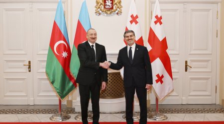 Mixeil Kavelaşvilidən İlham Əliyevin səfəri ilə bağlı PAYLAŞIM - FOTO