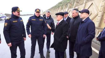 Kəmaləddin Heydərov Keşlədən sonra sürüşmə ərazisinə getdi - FOTO/VİDEO