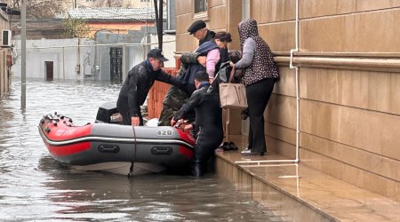 166 vətəndaş su basmış ərazilərdən belə təxliyə olundu &ndash; FOTO/VİDEO