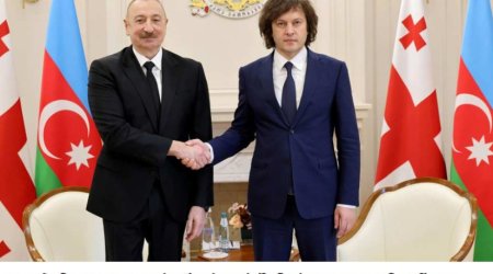 Gürcüstan mətbuatı Prezident İlham Əliyevin bu ölkəyə dövlət səfərini geniş işıqlandırıb