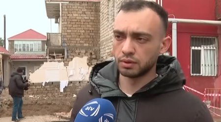 &ldquo;Evi 13 ildir almışam, kollektor üzərində tikildiyini bilmirdim&rdquo; - Video