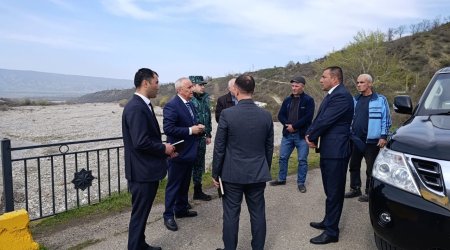 Qusarda yağıntıların fəsadları belə aradan qaldırılır &ndash; FOTO/VİDEO