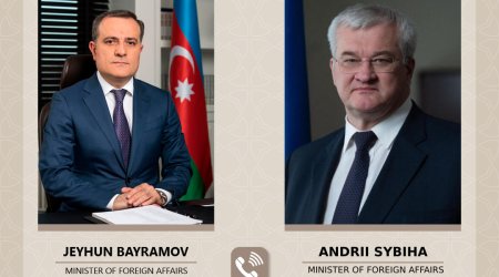 Ukraynanın xarici işlər naziri Ceyhun Bayramova ZƏNG ETDİ