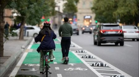 Bakıda velosiped və skuter sürənlərin sayı AÇIQLANDI &ndash; FOTO