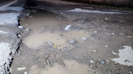 Magistral su xətti PARTLADI: 20 mindən çox abonent susuz qaldı &ndash; FOTO