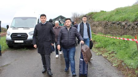 Ermənistan nümayəndələri Azərbaycana gəldi &ndash; FOTO/VİDEO