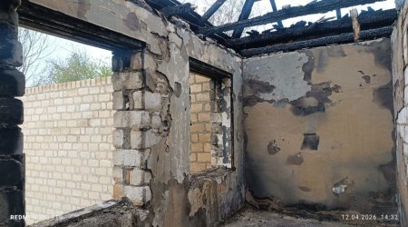 Tovuzda evdə yağın: Köməksiz qalan şəxs təxliyə olundu - FOTO