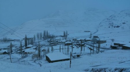 Qubaya və Qusara yenidən qar yağdı - FOTO