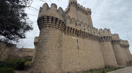 Böyük Mərdəkan qəsrində ÇÖKMƏ &ndash; FOTO