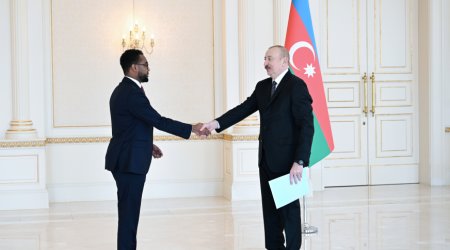 Somalinin yeni səfiri İlham Əliyevin QƏBULUNDA &ndash; FOTO