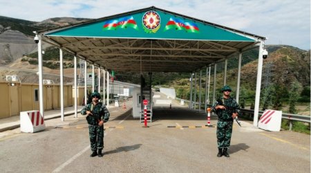 Laçın sərhəd-buraxılış məntəqəsinin qurulduğu GÜNDÜR