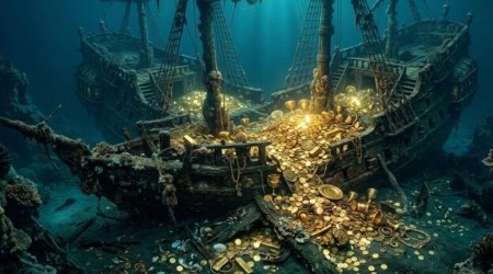 20 milyard dollarlıq xəzinə: Qızıl dolu gəmi üçün robotlar dövrədə - FOTO