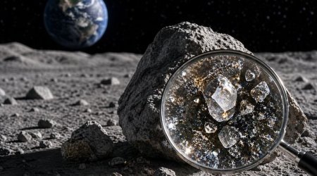 Çin alimləri Ay süxurlarında iki yeni mineral müəyyən ediblər - FOTO