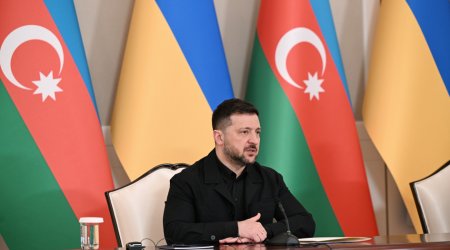 Zelenski Rusiya ilə Ukrayna arasındakı danışıqların Azərbaycanda keçirilməsini TƏKLİF ETDİ