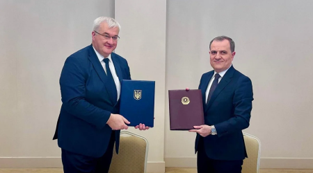 Azərbaycan XİN Ukrayna ilə imzalanan saziş haqqında MƏLUMAT yaydı - FOTO