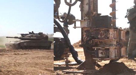 Qəzzanın cənubunda &ldquo;İslami Cihad&rdquo;ın istifadə etdiyi tunel məhv edildi - VİDEO