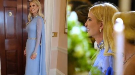 İvanka Tramp Vaşinqtona &ldquo;müasir şahzadə&rdquo; obrazında qayıtdı &ndash; FOTO