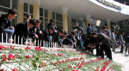 Azərbaycan Dövlət Neft Akademiyasında törədilən terrordan 17 il ötür