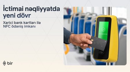 Bir ekositemi ictimai nəqliyyatda xarici kartlar üçün NFC ödənişlərini aktivləşdirdi