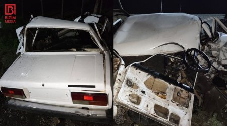 Goranboyda AĞIR QƏZA &ndash; Ölən və yaralananlar var &ndash; FOTO