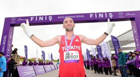 "Bakı Marafonu&rdquo;nın qalibi: Azərbaycanın bütün idmansevərlərinə minnətdaram