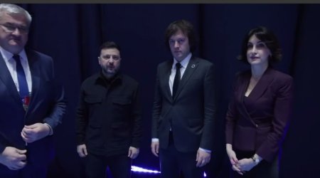 Zelenski Kobaxidze ilə görüşdü: Son beş ildə ilk dəfə - VİDEO