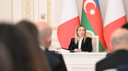 Meloni: Əminəm ki, İtaliya ilə Azərbaycan arasındakı dostluq əlaqələri bundan sonra daha da inkişaf edəcək