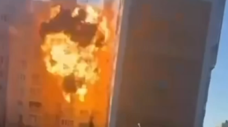 Çeboksarıya dron hücumu: İctimai nəqliyyatın hərəkəti dayandırıldı &ndash; VİDEO