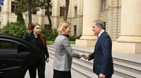 Ceyhun Bayramov Kaya Kallasla görüşdü &ndash; FOTO