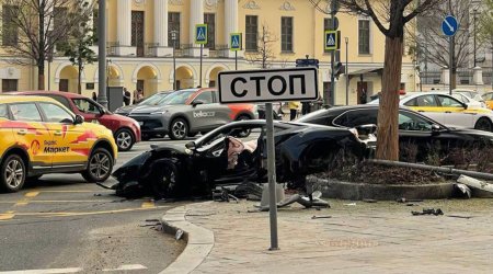 &ldquo;Navai&rdquo;nin &ldquo;Ferrari&rdquo; ilə düşdüyü qəzanın ANBAAN VİDEOSU