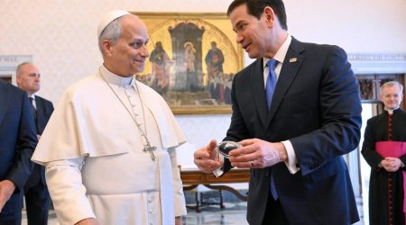 Rubio Vatikanda Roma Papası ilə görüşdü: əsas mövzu Yaxın Şərq oldu