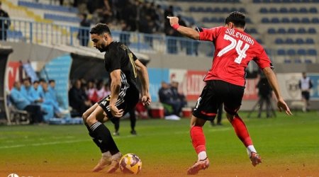 &ldquo;Qəbələ&rdquo; &ndash; &ldquo;Qarabağ&rdquo; görüşündə bərabərlik - VİDEO