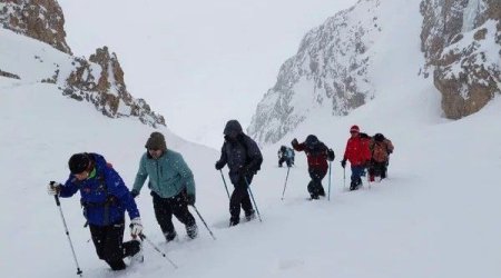 Heydər Əliyev zirvəsinə yürüş - FOTO