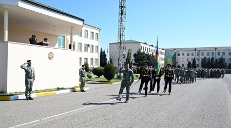 Azərbaycan Ordusunun gənc əsgərləri and içdi - FOTO