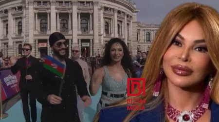 Avroviziya təmsilçimiz firuzəyi xalıda addımladı, Aygün Kazımovanın mahnısı SƏSLƏNDİ - VİDEO