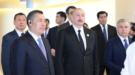 Türk Dünyasının liderləri &ldquo;Həzrət Sultan&rdquo; muzeyində - FOTO